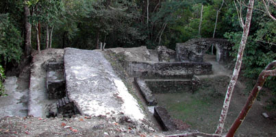 View of one structure from above