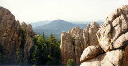 panoramic view of the rocks