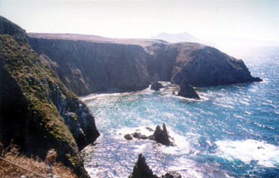 view of the main island from the top