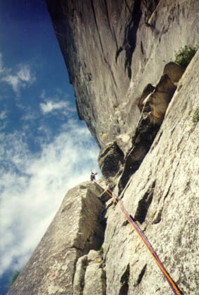 Larry at the top of the pitch