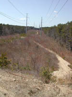 Sandy path off the powerline