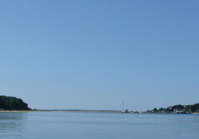 Heading south between Washburn Island and Seacoast Shores