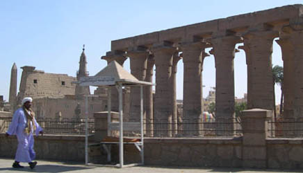 View of temple from the road