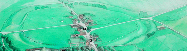 Map of the stone circle - click for larger image