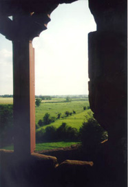 A view from upstairs on oe of the towers