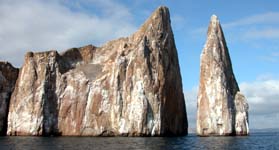 Kicker rock from the distance