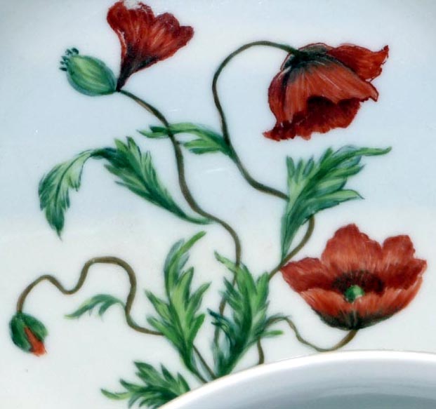 Hand painted dishware