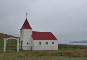 A typical Icelandic Church along Route 61