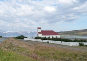 Last church before Ísafjörður