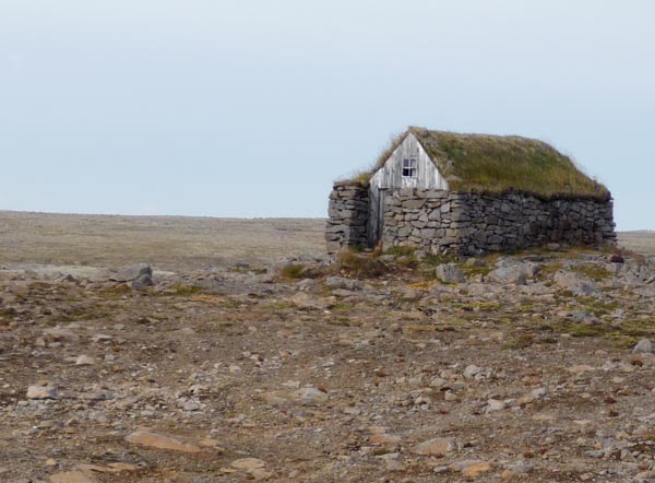 Safety Hut on a inner section of the route