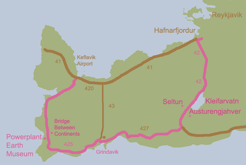 Map of our route