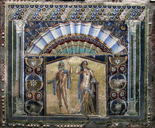 Mosaic fountain