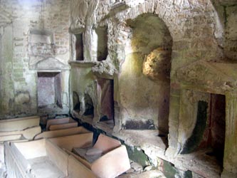 Inside tomb