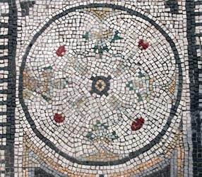 Flowers in mosaic