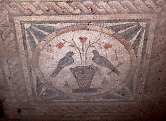 Mosaic of birds