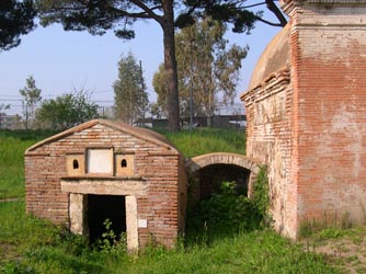 Tops of tombs