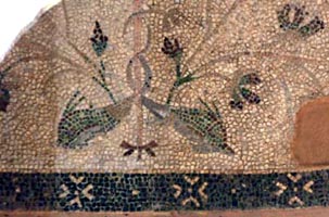 Mosaic with fish