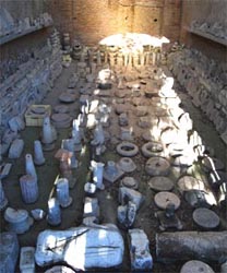 Storage room for artifacts