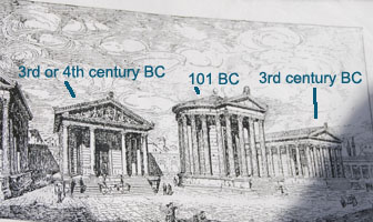 drawing of what it looked like in the first century