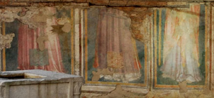 Frescos in structure