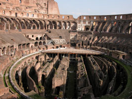 Inside the Colosseum