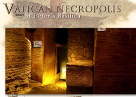 screen shot from Vatican website of passageways