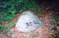 This sign marks where Dogtown Square used to be