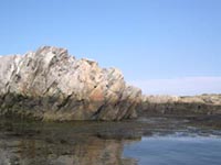 Gerish Island: Rocky edges