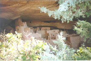 A view of Cliff Palace at the beginning of the tour