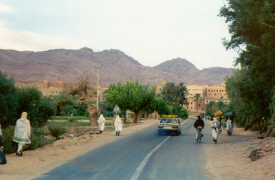 women walking home after farming