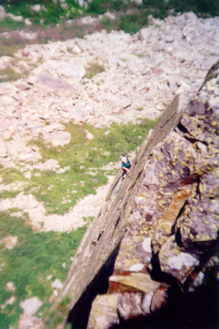 Some Random Pitch on Pinnacle Buttress