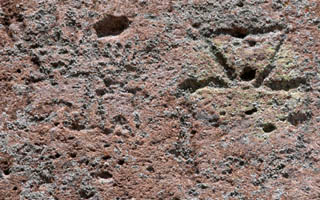 petroglyph of men