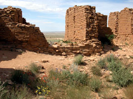 ruins on the high mesa