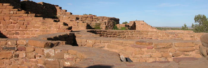 panoramic view of a ruin