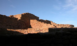 shadows on ruins