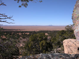 View from the petroglyph site