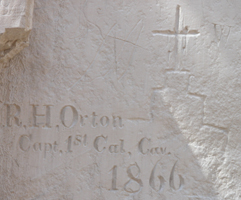 Inscription from 1866 with Church