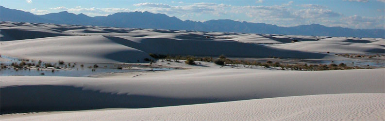 the desert meets the sky