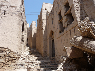 Stairs leading higher in the city