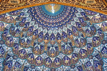 Artistry of a dome at the Mosque