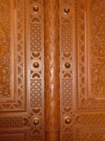 Wood carved door - click for larger image