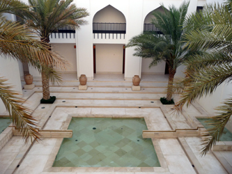 Chedi Hotel water feature