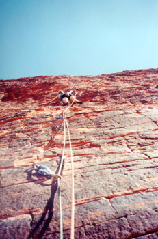 Cori climbing