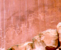 The only petroglyphs we saw