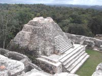 Temple in Caracol