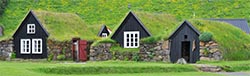 Turf houses at Skogar.