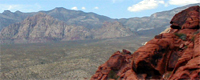 red rocks panorama