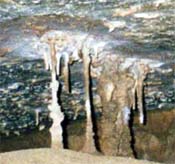 Stalagtites and stalagmites