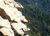 Rock cliff