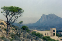 Moorish castle on hill